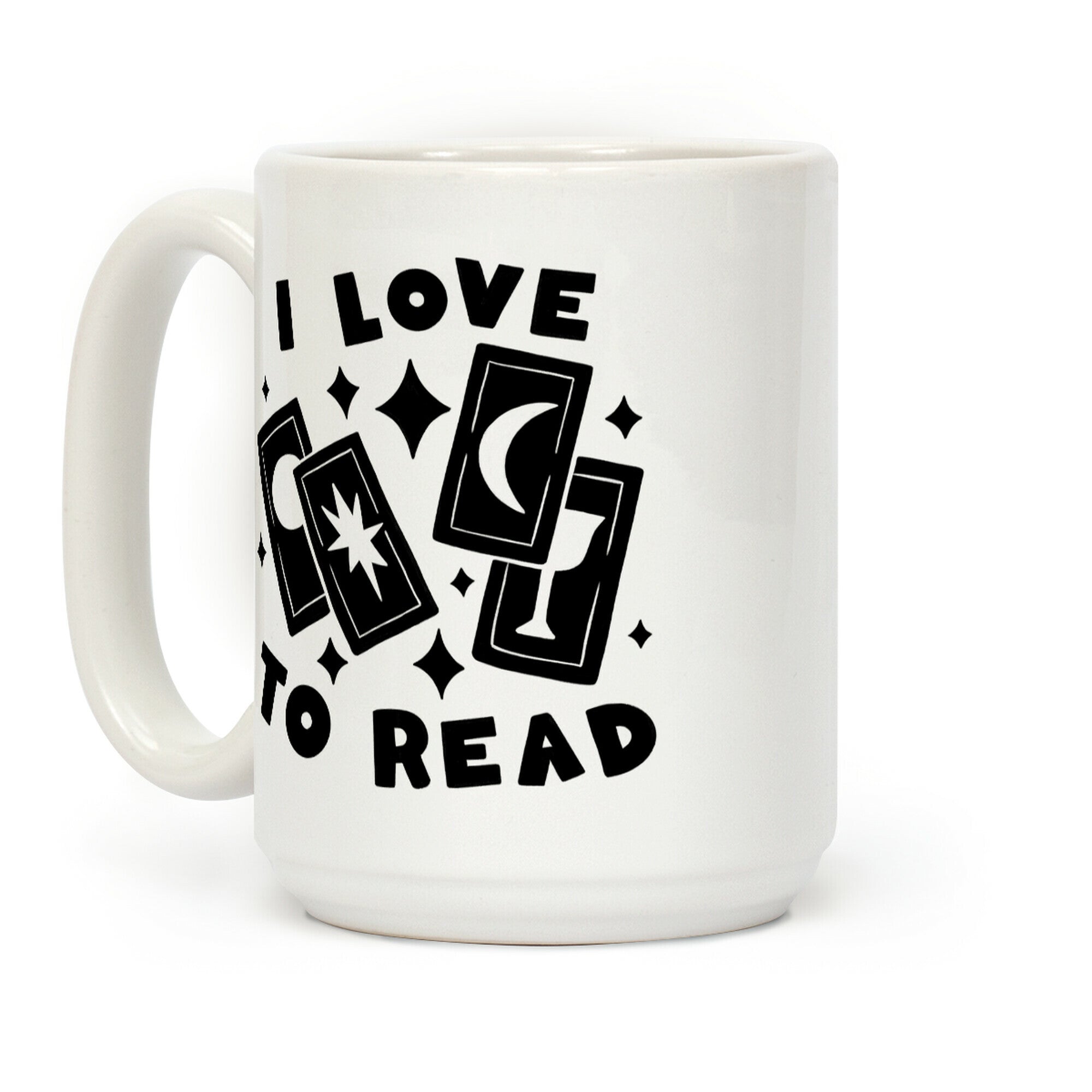 I Love To Read Tarot Coffee Mug